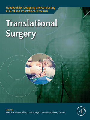 cover image of Translational Surgery